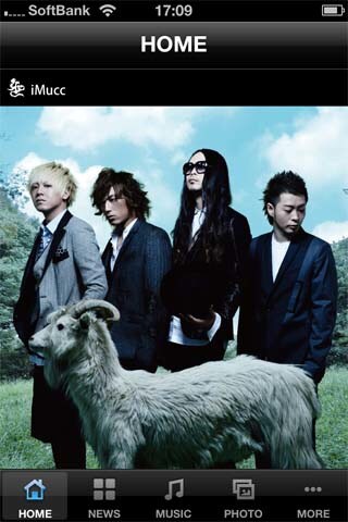 写真は「iMucc」スクリーンショット。