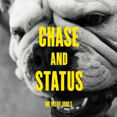 写真はCHASE & STATUSのニューアルバム「NO MORE IDOLS」のジャケット。