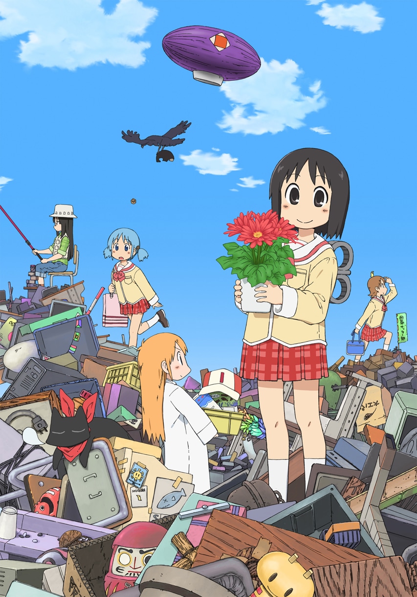 アニメ「日常」はチバテレビほかで放送中。（C）あらゐけいいち・角川書店／東雲研究所