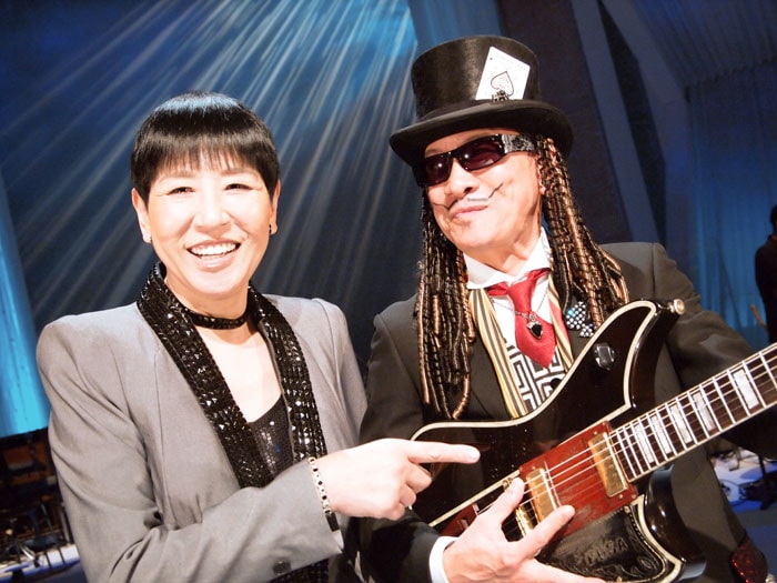 和田アキ子と近藤房之助。