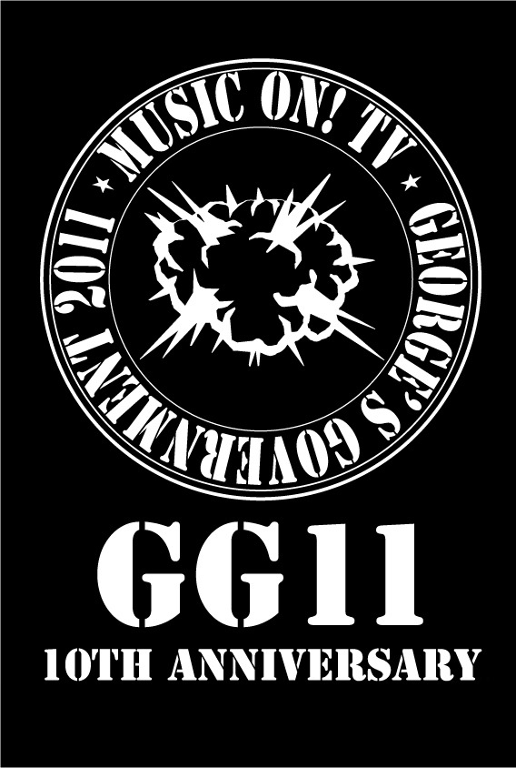 「MUSIC ON! TV presents GG11 -10th Anniversary-」ロゴ