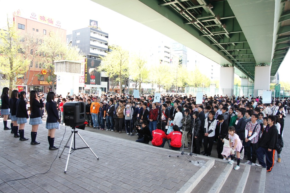 第12回「SAKAEクリーン大作戦 with SKE48」には、過去最高の529名が参加。 (C)KYORAKU/PYTHAGORAS PROMOTION