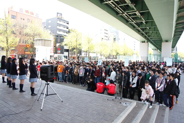 第12回「SAKAEクリーン大作戦 with SKE48」には、過去最高の529名が参加。 (C)KYORAKU/PYTHAGORAS PROMOTION