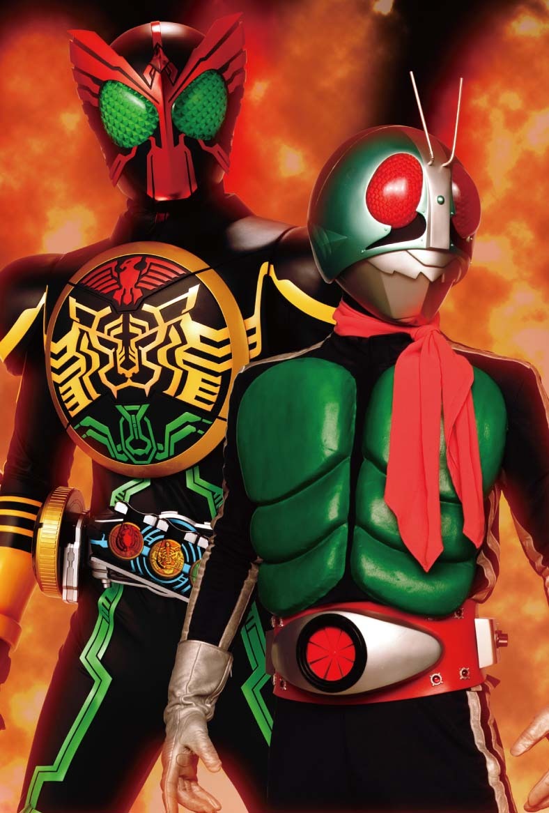 仮面ライダーオリジナルポストカードのアートワーク。（「KAMEN RIDER BEST 2000-2011」 (C)石森プロ・東映 (C)石森プロ・テレビ朝日・ADK・東映 「KAMEN RIDER BEST 1971-1994」(C)石森プロ・東映 (C)東映・東映ビデオ・石森プロ）