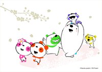 「Candy BEAR's」のキャラクターたち。