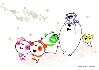 「Candy BEAR's」のキャラクターたち。