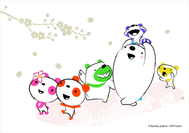 「Candy BEAR's」のキャラクターたち。