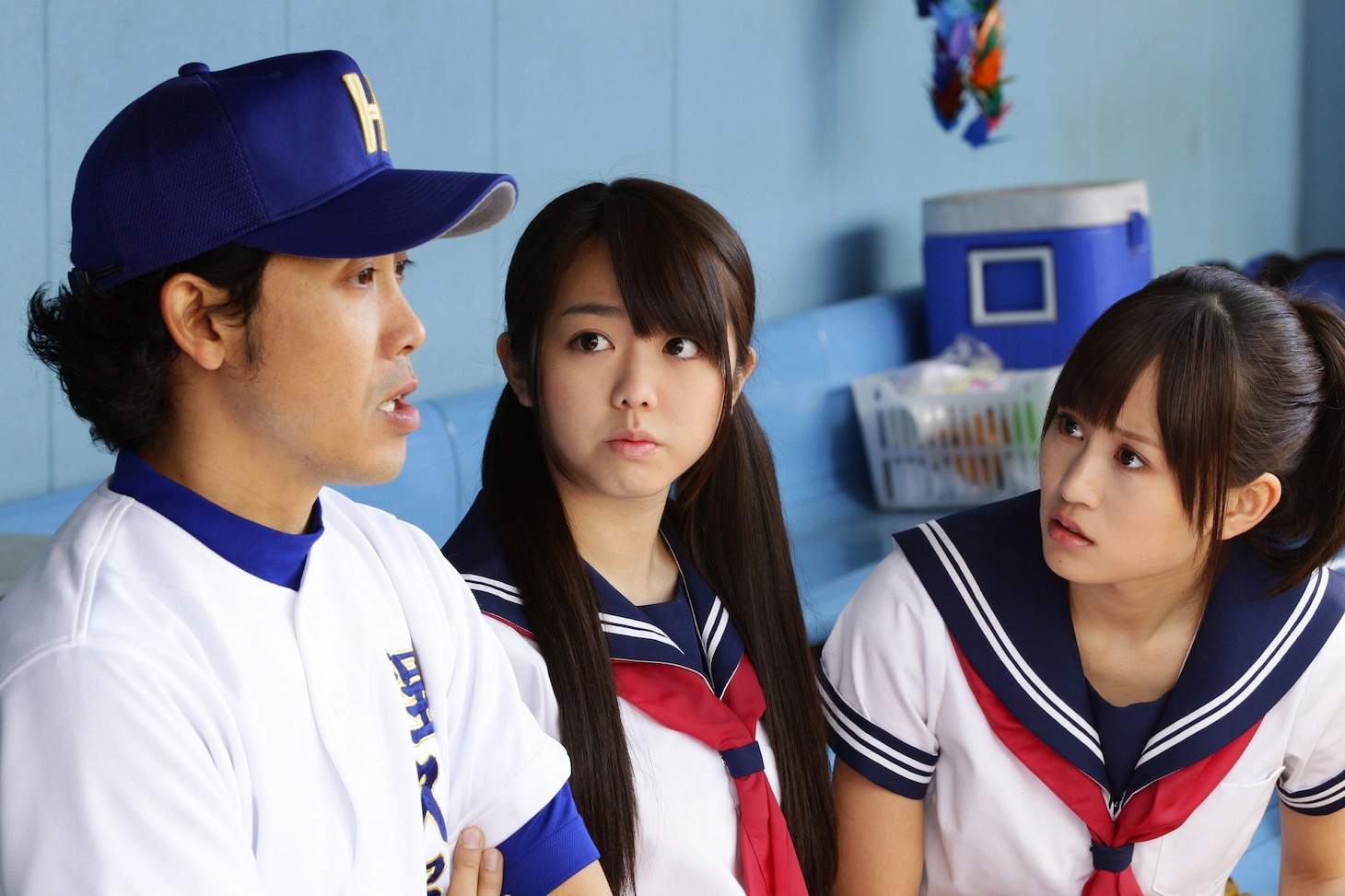 映画「もし高校野球の女子マネージャーがドラッカーの『マネジメント』を読んだら」のワンシーン。 (C)2011「もしドラ」製作委員会