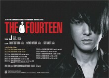 「J 14TH ANNIVERSARY SUMMER TOUR 2011 “THE FOURTEEN”」フライヤー