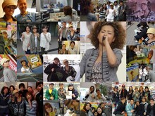 九州地方でのMiss Mondayとファンの様子。