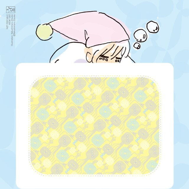 写真は「ルルちゃんのときめきお布団コースター」タワーレコード版。