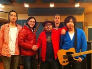 レコーディング時のミドリカワとGOING UNDER GROUND。