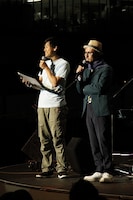 2日間のイベント終了後に挨拶する高橋幸宏。