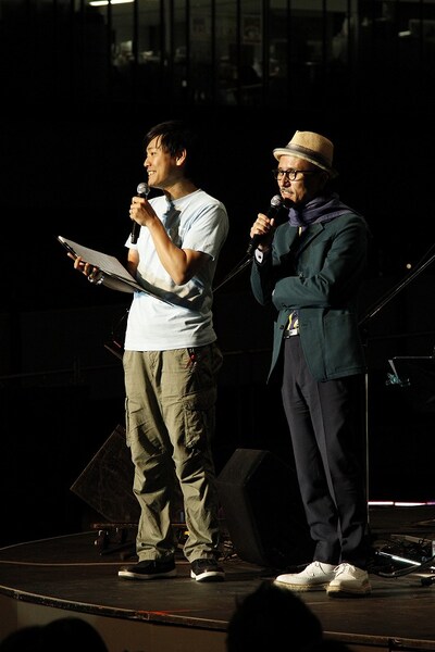 2日間のイベント終了後に挨拶する高橋幸宏。