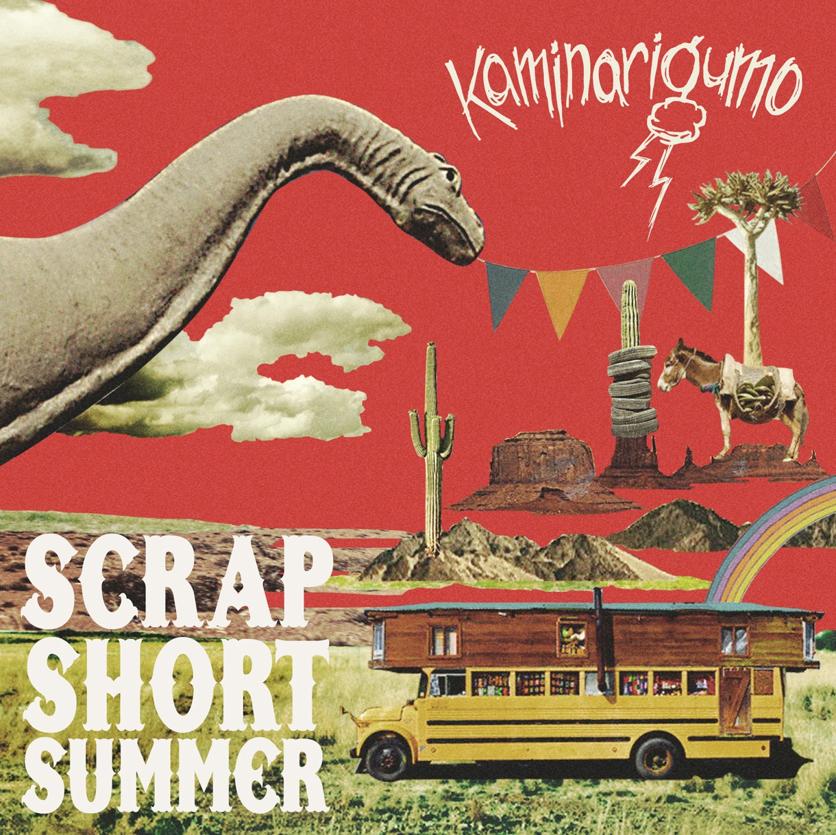 写真はミニアルバム「SCRAP SHORT SUMMER」ジャケット。なお、2ndアルバム「SMASH THIS WORLD!」にはミニアルバム表題曲「SCRAP SHORT SUMMER」のビデオクリップを収めたDVDが付属する。