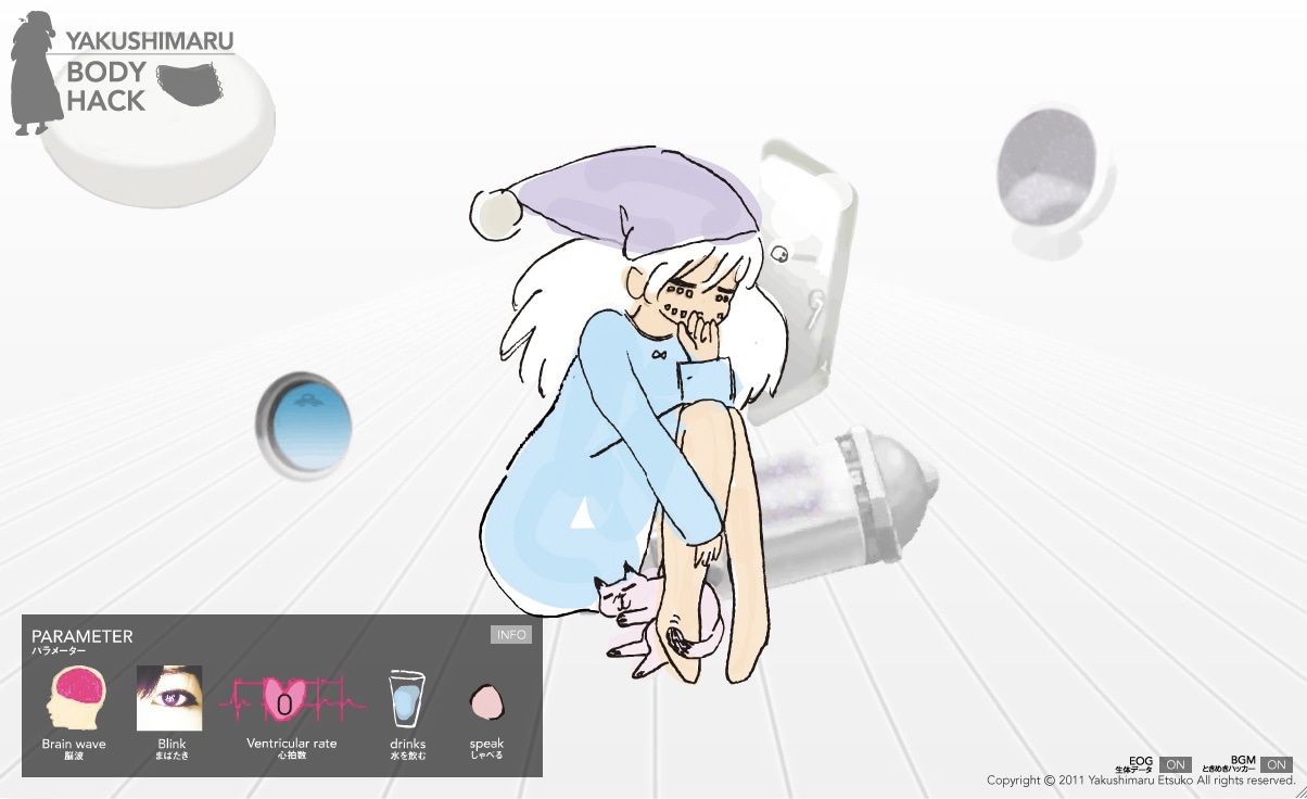 「YAKUSHIMARU BODY HACK」WEB画面