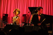 坂本真綾（写真左）とHiro-a-key。