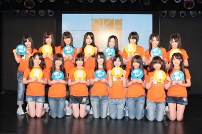 SKE48劇場で行われたフォトセッションより。