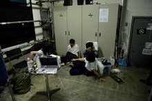 神聖かまってちゃんフリーライブツアー東京・LIQUIDROOM ebisu公演のライブ終了後の模様。(C)森リョータ