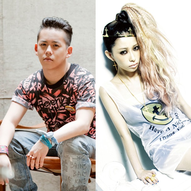 清水翔太（写真左）と加藤ミリヤ（写真右）。