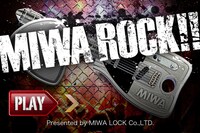 「MIWA ROCK!!」オープニング画面。