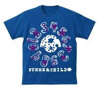 ツアーオフィシャルグッズTシャツ（ブルー）のイメージ写真。