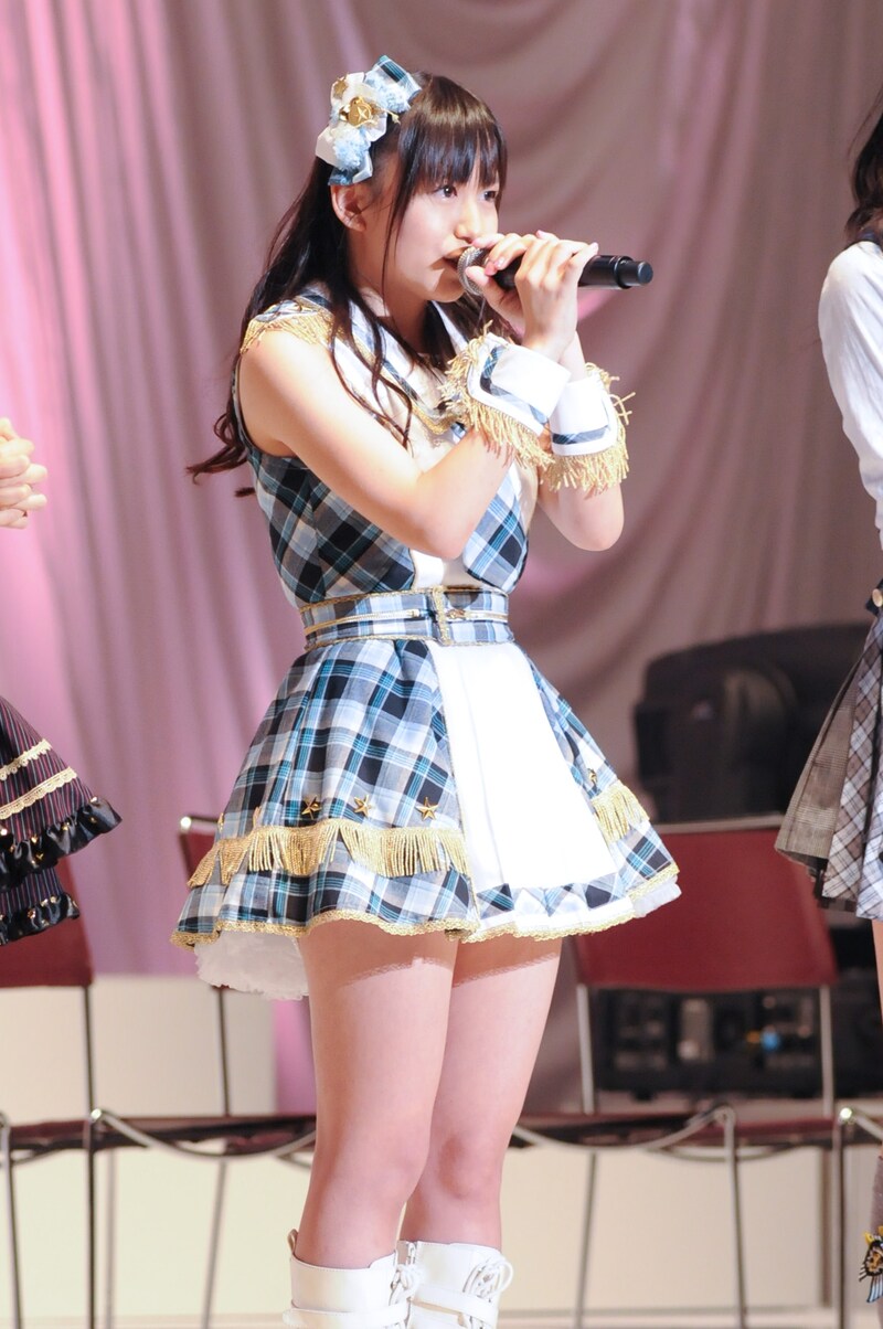 大場美奈は6月9日に行われた第3回AKB48選抜総選挙で35位にランクイン。現在放送中のフジテレビ系ドラマ「花ざかりの君たちへ~イケメン☆パラダイス~2011」にも出演している(写真は6月9日の第3回AKB48選抜総選挙より)。