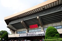 日本武道館正面に掲げられたイベントタイトル。