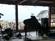 ステージから観た「SHARE FUKUSHIMA」ライブ会場。（写真：津田大介）