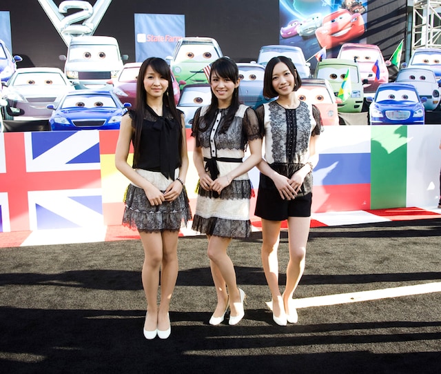 ワールドプレミア会場でのPerfume。