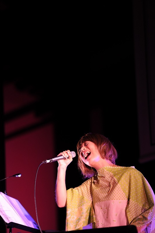 Salyuのパフォーマンスの模様。
