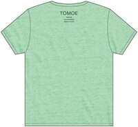 「TOMOE」ツアーTシャツの裏デザイン。