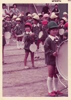 打楽器の申し子、矢野博康（写真中央）。