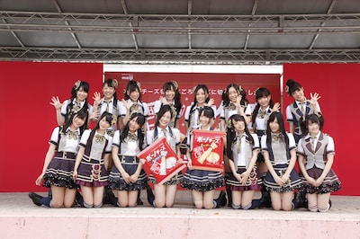 「明治ボーノチーズ サンプリングイベント final in 名古屋港」のフォトセッションより。