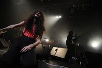 毛皮のマリーズのライブの様子。