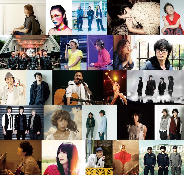 写真は7月1日現在の出演アーティスト。