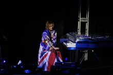 X JAPANヨーロッパツアー初日公演の様子。