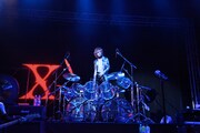 X JAPANヨーロッパツアー初日公演の様子。