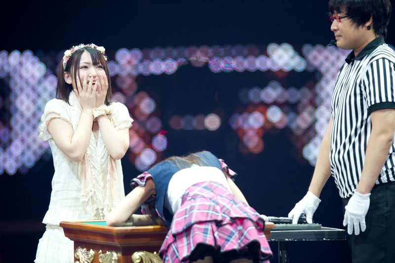 昨年9月に行われた「AKB48 19thシングル選抜じゃんけん大会」の様子。