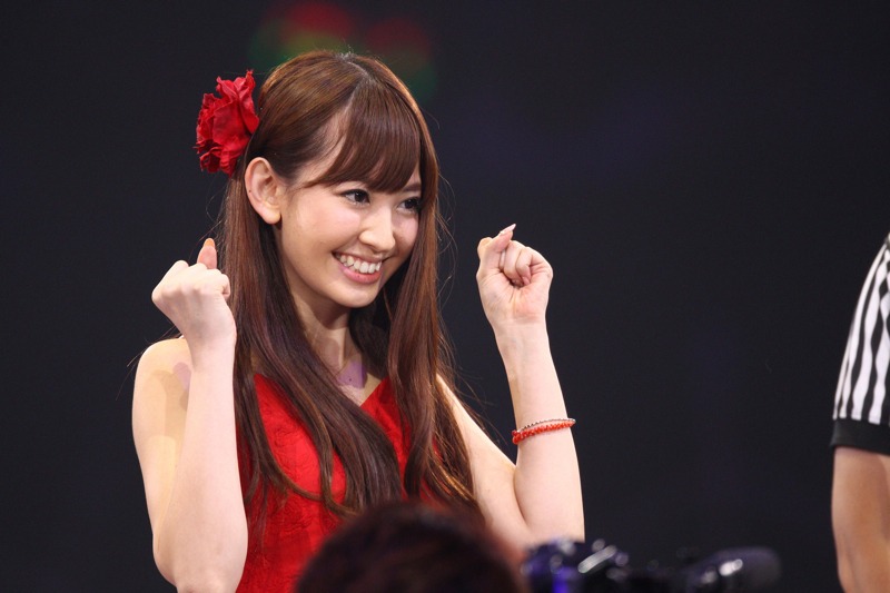 小嶋陽菜（写真は昨年9月に行われた「AKB48 19thシングル選抜じゃんけん大会」より）