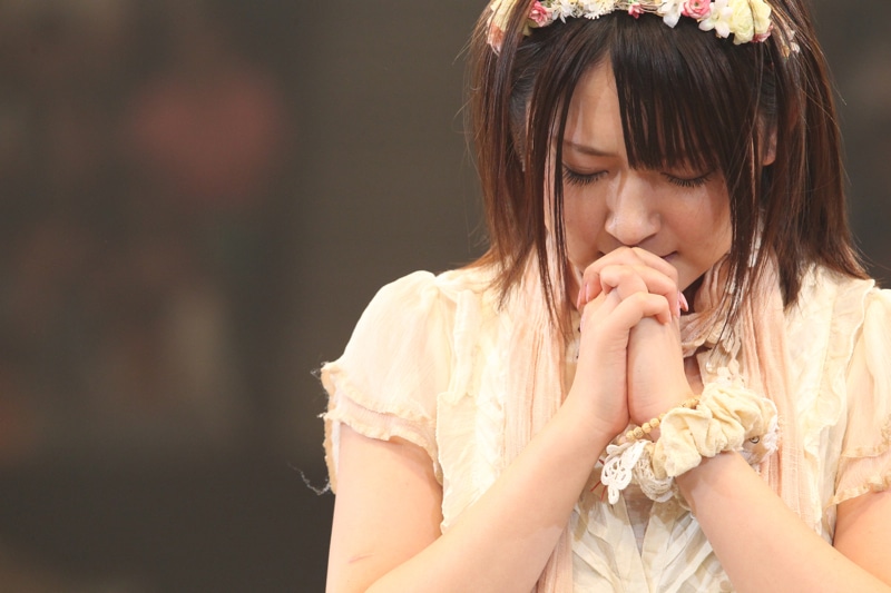 内田眞由美（写真は昨年9月に行われた「AKB48 19thシングル選抜じゃんけん大会」より）