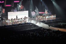 昨年のじゃんけん大会開催については、同年7月11日に東京・国立代々木競技場第一体育館で行われたAKB48のコンサート「サプライズはありません」千秋楽で発表された（写真は当日の様子）。