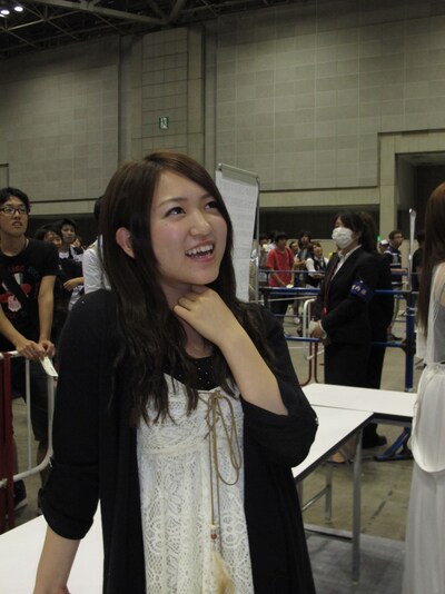 第2回じゃんけん大会開催が発表された直後の内田眞由美。