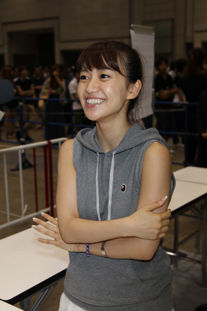 第2回じゃんけん大会開催が発表された直後の大島優子。