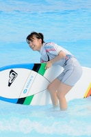 2度目のライディングも無事成功させた大島優子。