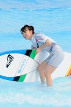 2度目のライディングも無事成功させた大島優子。