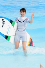 2度目のライディングも無事成功させた大島優子。