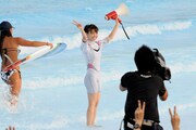 2度目のライディングも無事成功させた大島優子。