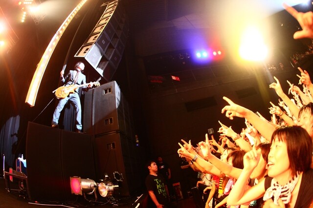 7月9日のZepp Tokyo公演の様子。