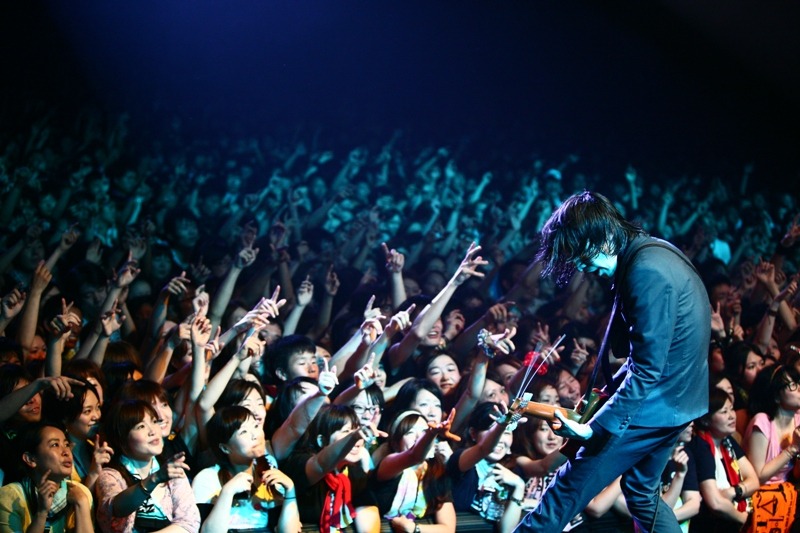 7月9日のZepp Tokyo公演の様子。